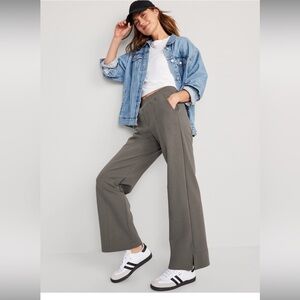 Old Navy Dynamic Fleece Wide Leg Trouser Pant